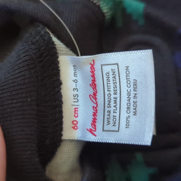 NWT Hanna Andersson 3-6 Month Zip Holiday Sleeper - Picture 6 of 7